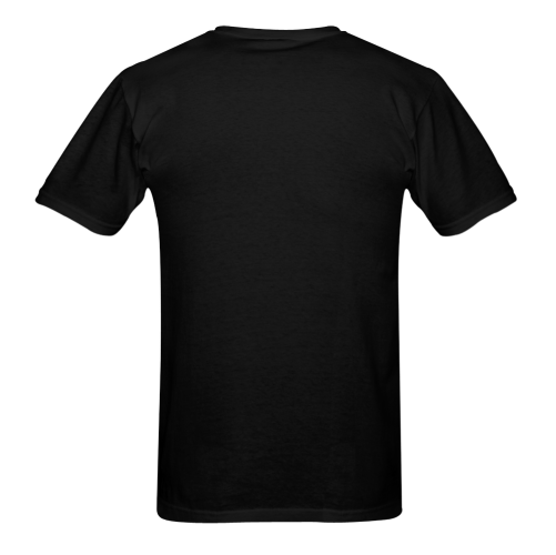 Patience Black Shirt Sunny Men's T- shirt (Model T06)
