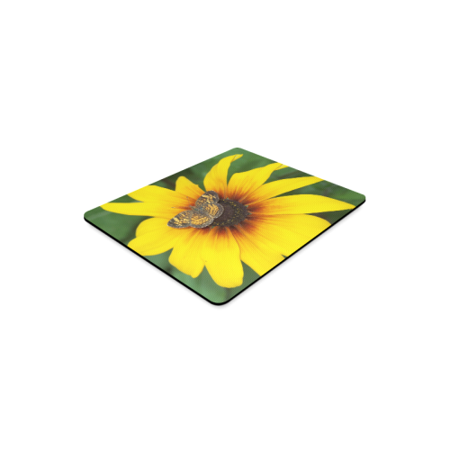 Butterfly on sunflower Mouse Pad Rectangle Mousepad