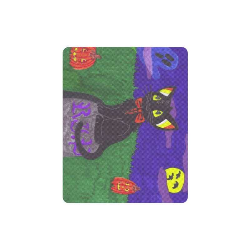 Halloweenkitty2 Mouse Pad Rectangle Mousepad