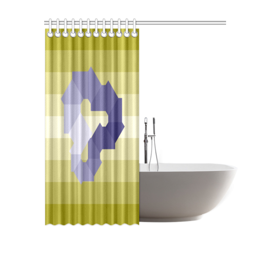 Square Spectrum (Violet) Shower Curtain 60"x72"