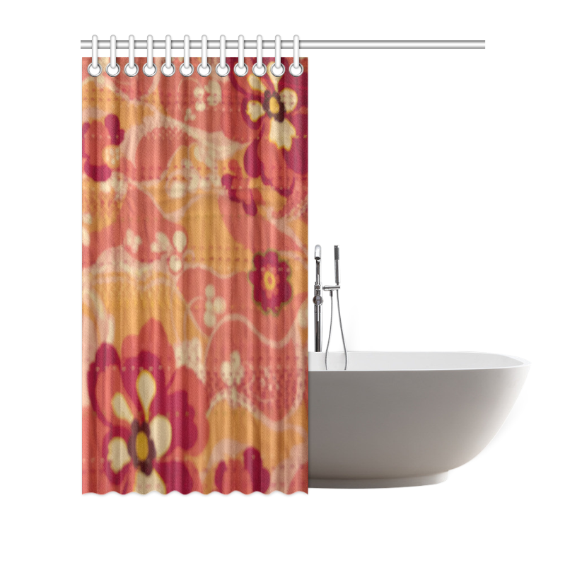Pink Pedals Shower Curtain 66"x72"