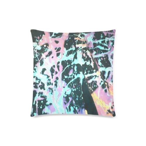 abstract splash Custom Zippered Pillow Case 18"x18"(Twin Sides)