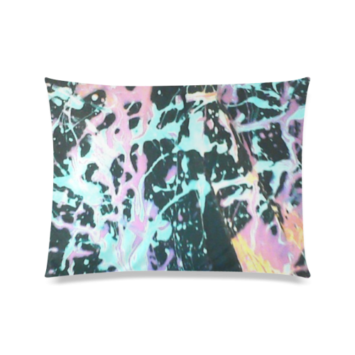 abstract splash Custom Zippered Pillow Case 20"x26"(Twin Sides)