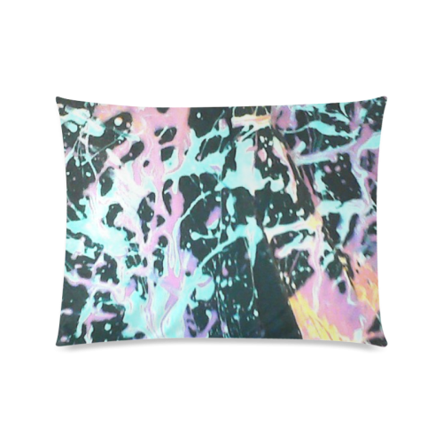abstract splash Custom Zippered Pillow Case 20"x26"(Twin Sides)