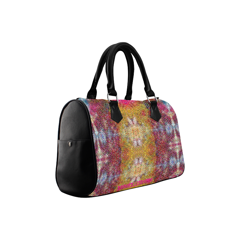 Handbag-barrel type handbag-dazzle2016-annabellerockz-120150807134728 Boston Handbag (Model 1621)