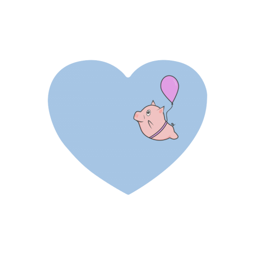 Persistence Heart-shaped Mousepad