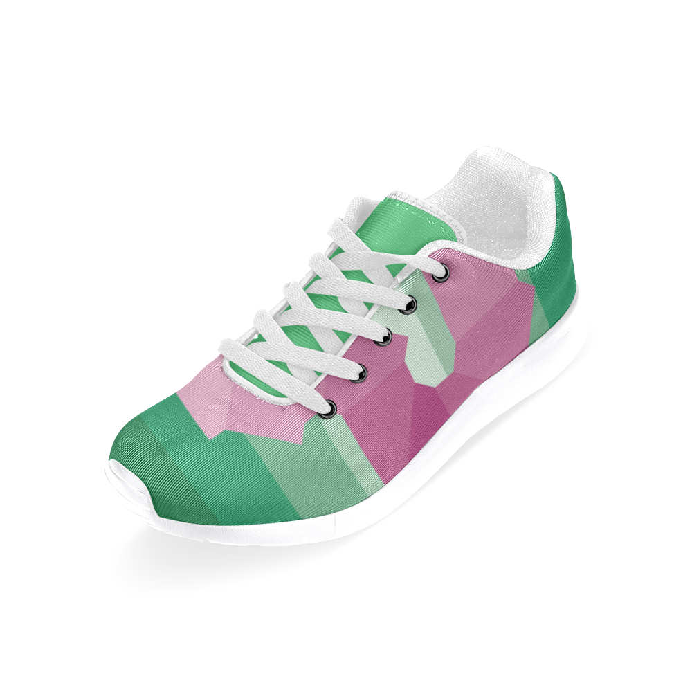 Square Spectrum (Magenta) Women’s Running Shoes (Model 020)