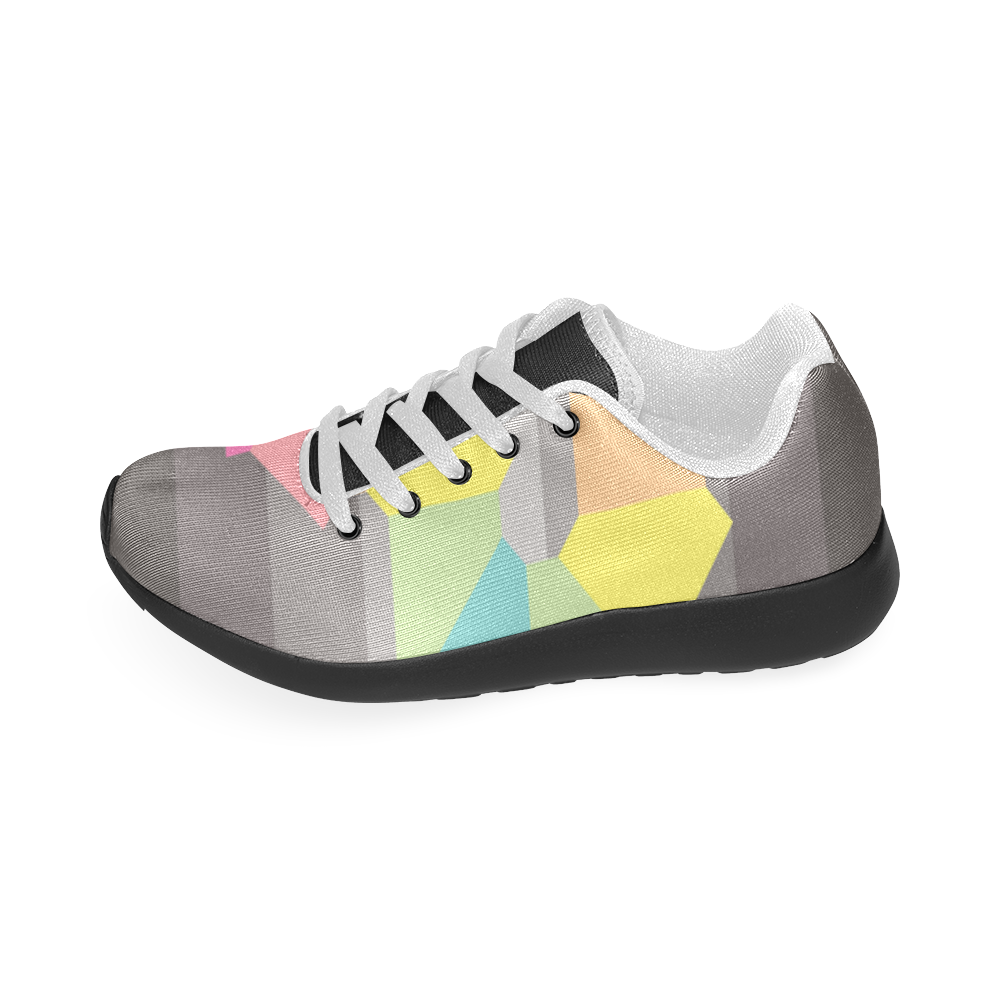 Square Spectrum (Rainbow) Women’s Running Shoes (Model 020)