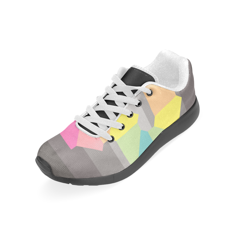 Square Spectrum (Rainbow) Women’s Running Shoes (Model 020)