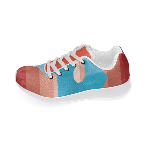 Square Spectrum (Cyan) Women’s Running Shoes (Model 020)
