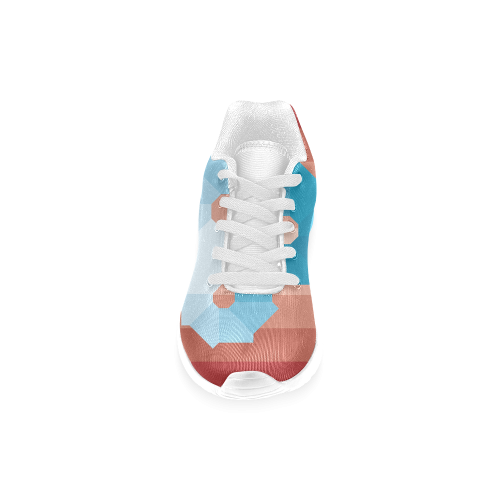 Square Spectrum (Cyan) Men’s Running Shoes (Model 020)