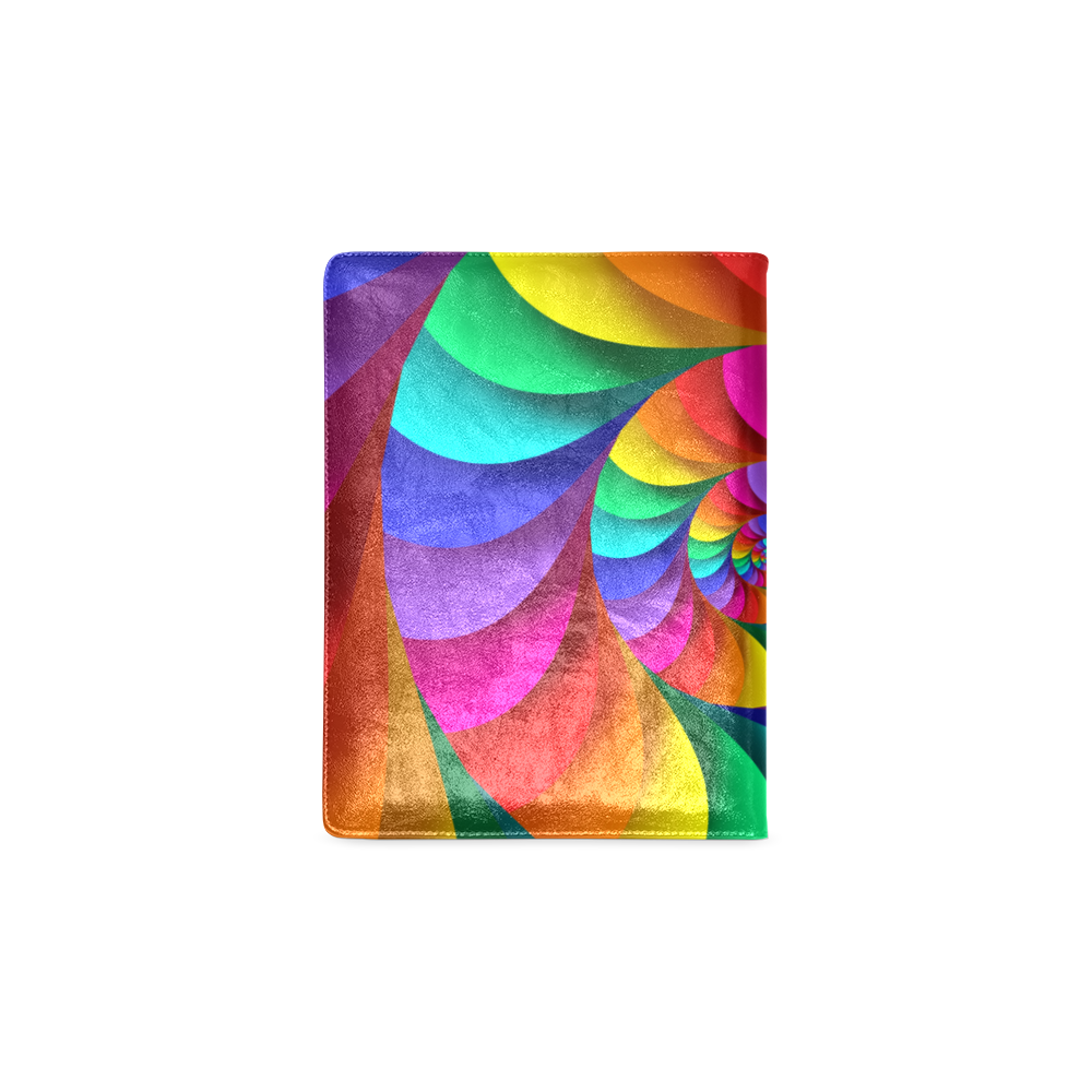 Psychedelic Rainbow Spiral NoteBook B5 Custom NoteBook B5