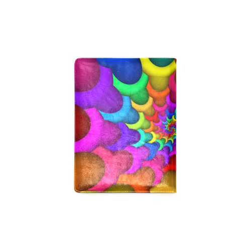 Psychedelic Rainbow Spiral NoteBook B5 Custom NoteBook B5