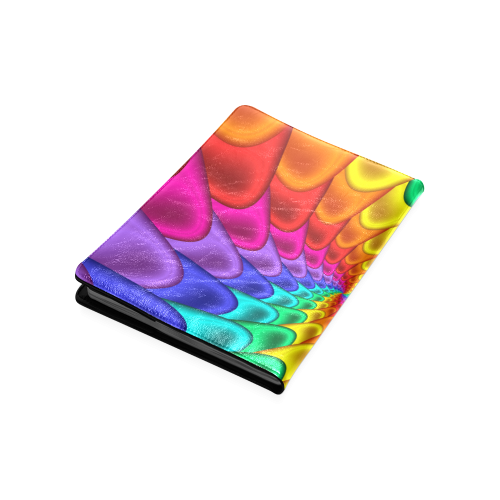 Psychedelic Rainbow Spiral NoteBook B5 Custom NoteBook B5