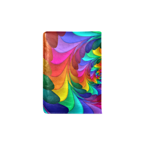 Psychedelic Rainbow Spiral NoteBook A5 Custom NoteBook A5