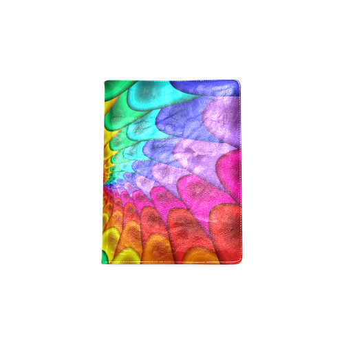 Psychedelic Rainbow Spiral NoteBook B5 Custom NoteBook B5