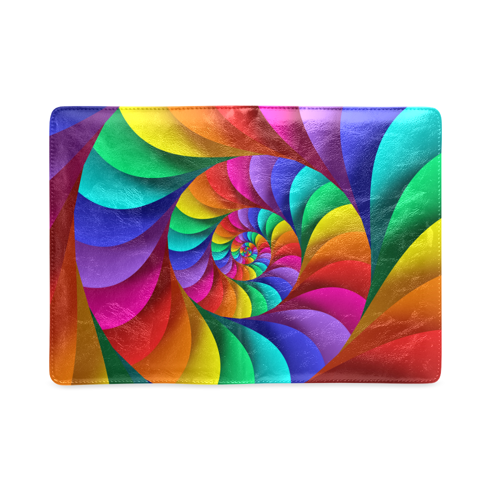 Psychedelic Rainbow Spiral NoteBook A5 Custom NoteBook A5