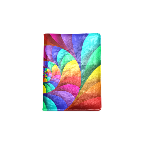 Psychedelic Rainbow Spiral NoteBook B5 Custom NoteBook B5
