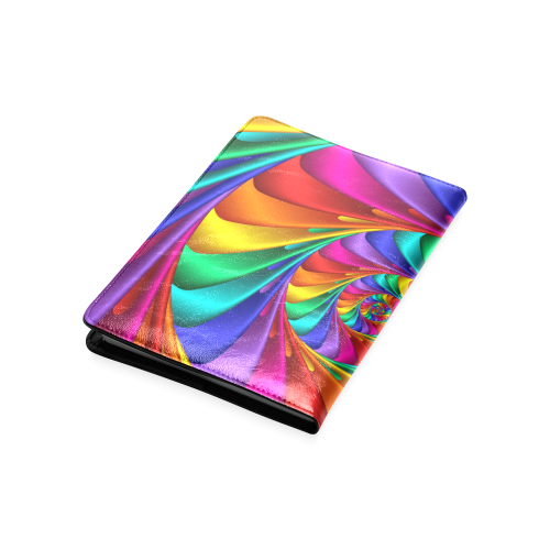 Psychedelic Rainbow Spiral NoteBook A5 Custom NoteBook A5
