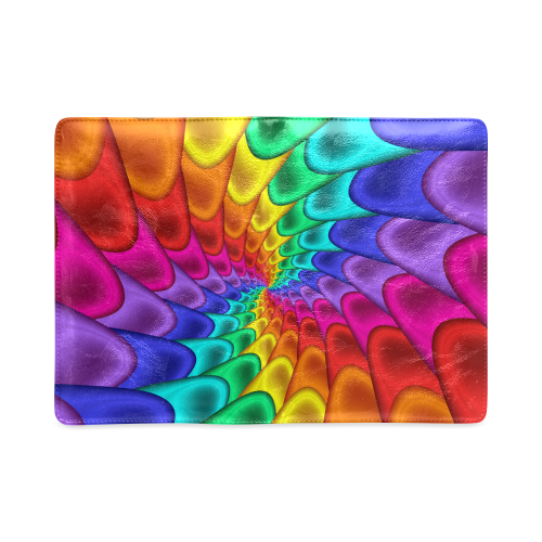 Psychedelic Rainbow Spiral NoteBook A5 Custom NoteBook A5