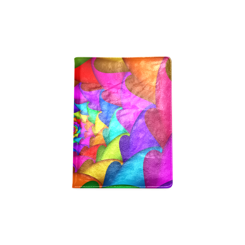 Psychedelic Rainbow Spiral NoteBook B5 Custom NoteBook B5