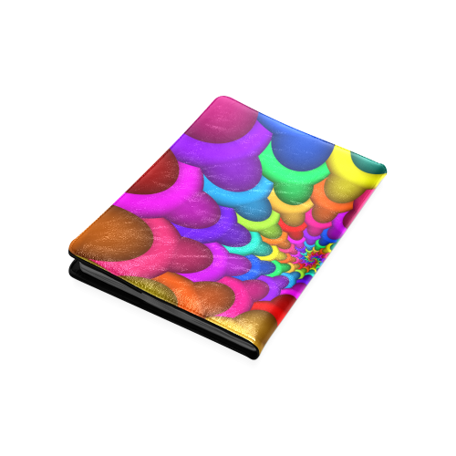 Psychedelic Rainbow Spiral NoteBook B5 Custom NoteBook B5