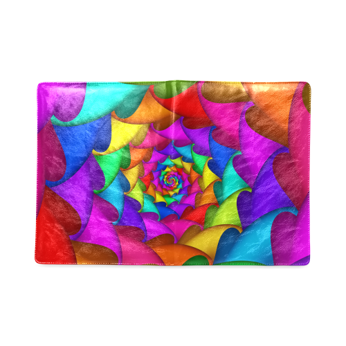 Psychedelic Rainbow Spiral NoteBook B5 Custom NoteBook B5