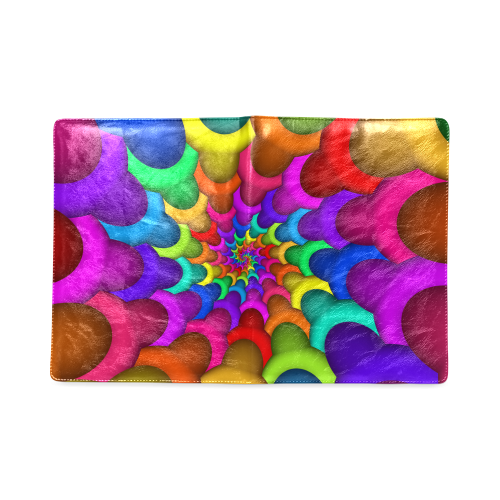 Psychedelic Rainbow Spiral NoteBook B5 Custom NoteBook B5