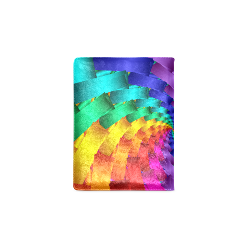 Psychedelic Rainbow Spiral NoteBook B5 Custom NoteBook B5