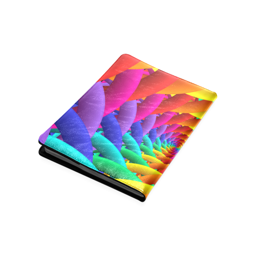 Psychedelic Rainbow Spiral NoteBook B5 Custom NoteBook B5