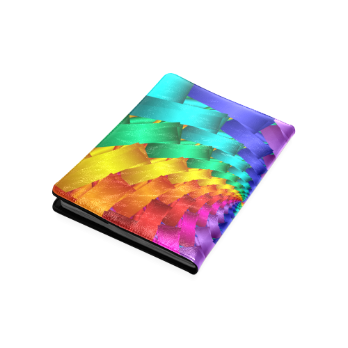 Psychedelic Rainbow Spiral NoteBook B5 Custom NoteBook B5