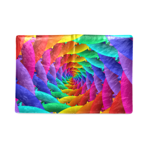 Psychedelic Rainbow Spiral NoteBook B5 Custom NoteBook B5