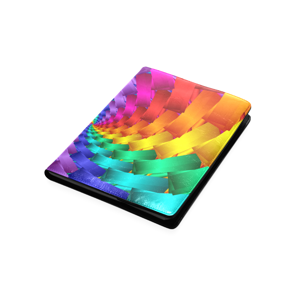 Psychedelic Rainbow Spiral NoteBook B5 Custom NoteBook B5