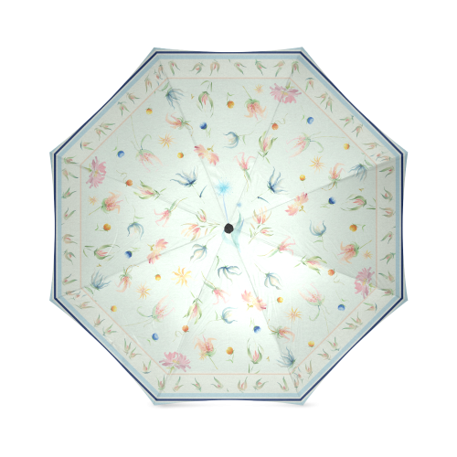 Flowered Umbrella Foldable Umbrella (Model U01)