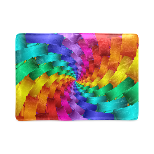 Psychedelic Rainbow Spiral NoteBook A5 Custom NoteBook A5