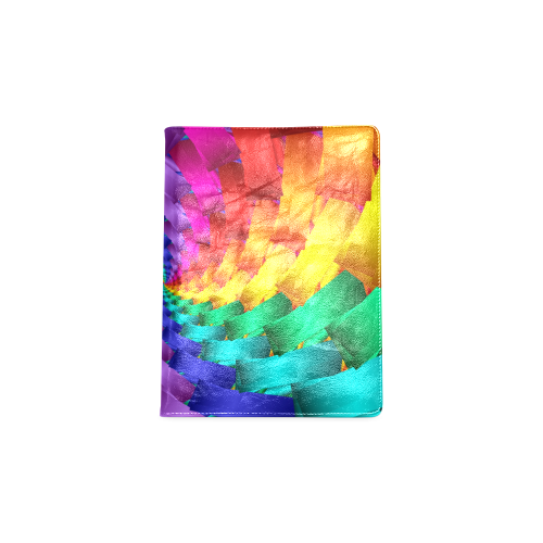 Psychedelic Rainbow Spiral NoteBook B5 Custom NoteBook B5