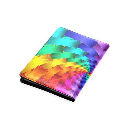 Psychedelic Rainbow Spiral NoteBook A5 Custom NoteBook A5