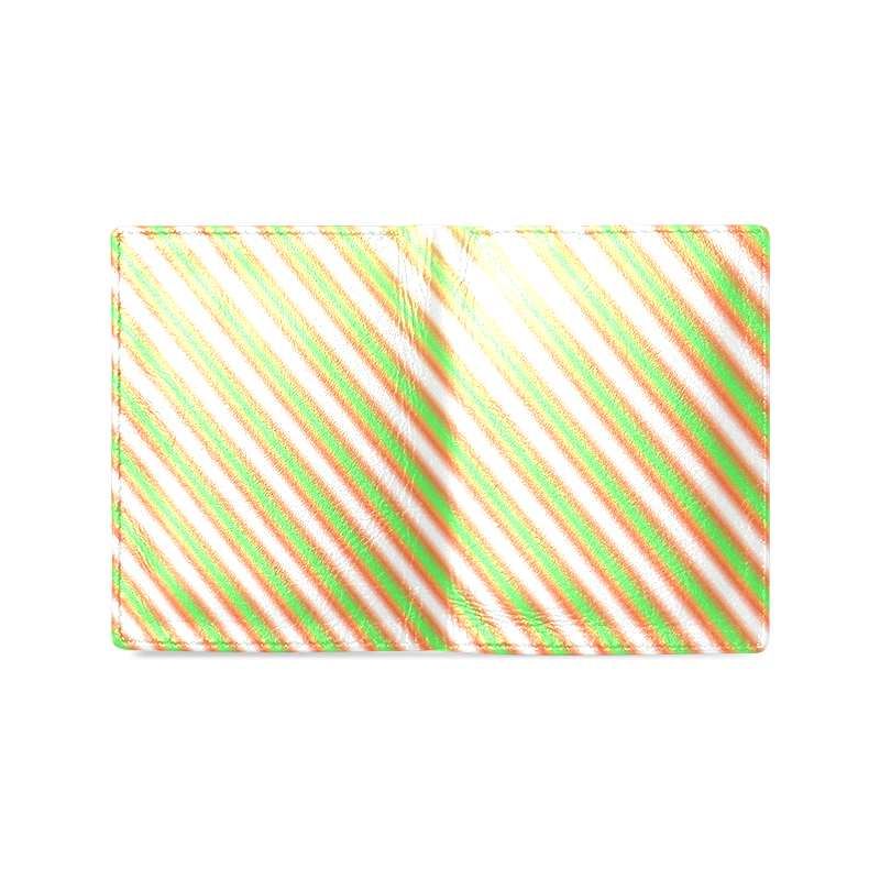 CANDY CANE Men's Leather Wallet (Model 1612)
