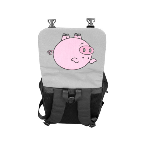 Fat Pig Casual Shoulders Backpack (Model 1623)