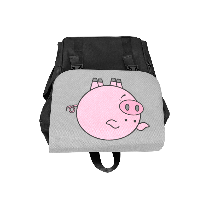 Fat Pig Casual Shoulders Backpack (Model 1623)