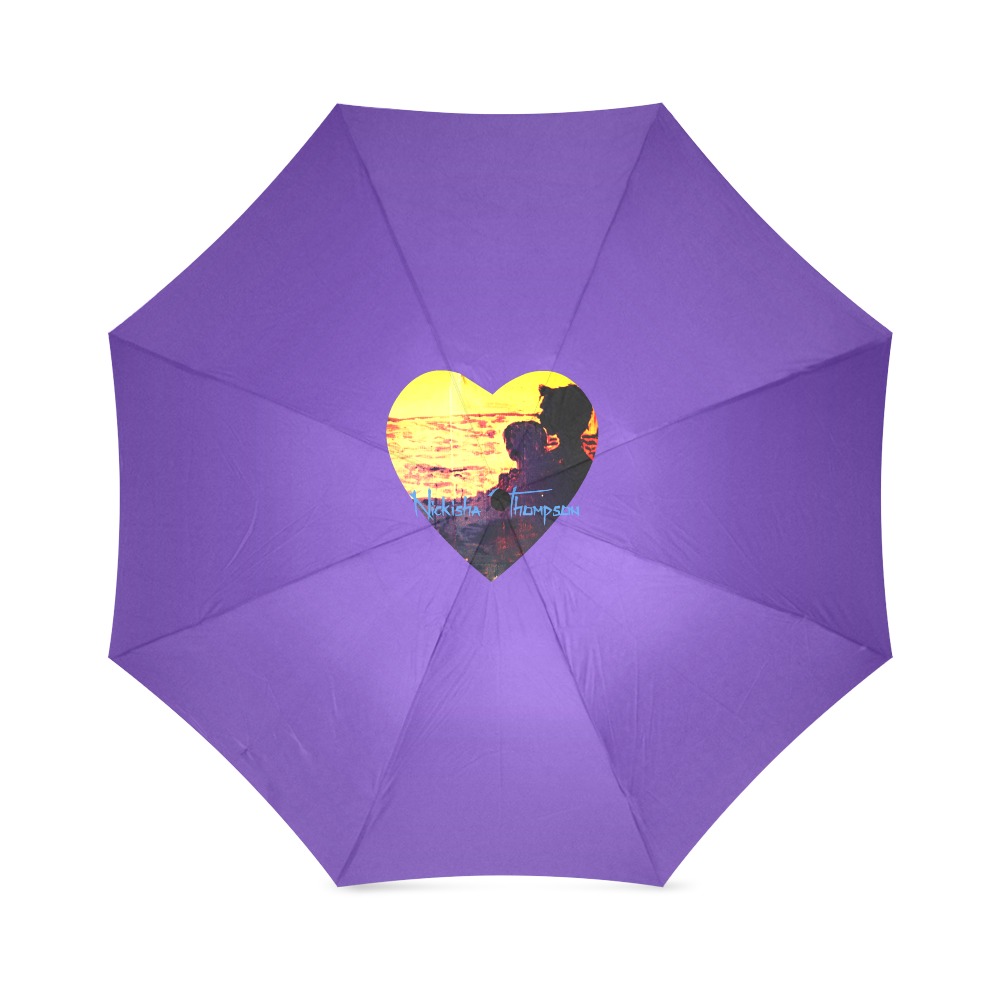 lovers heart Foldable Umbrella (Model U01)