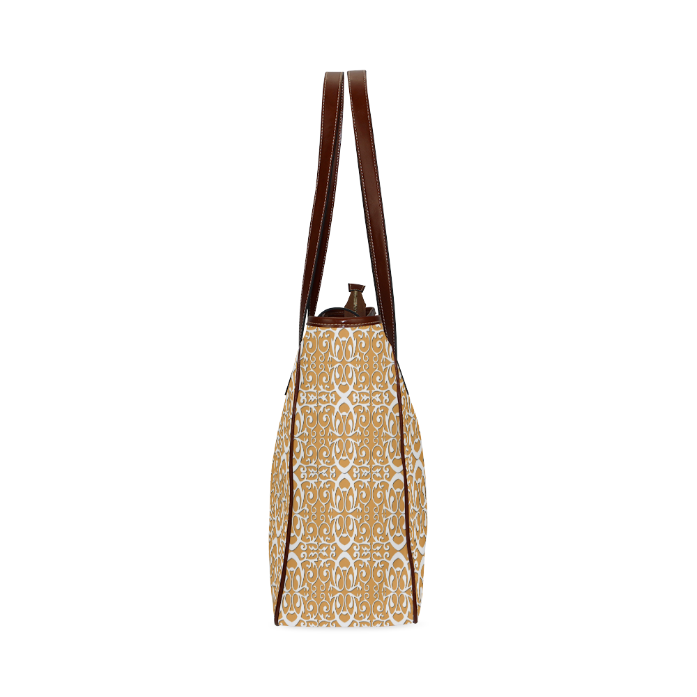 Trendy toote bag wit origami pattern Classic Tote Bag (Model 1644)