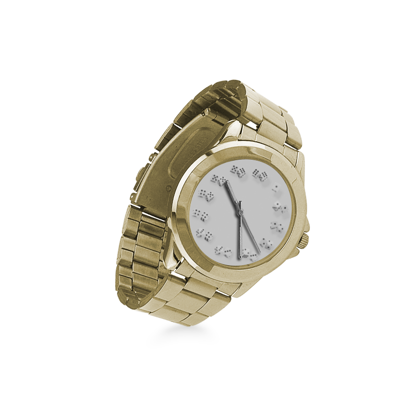 Conceptual Dice Clock Custom Gilt Watch(Model 101)