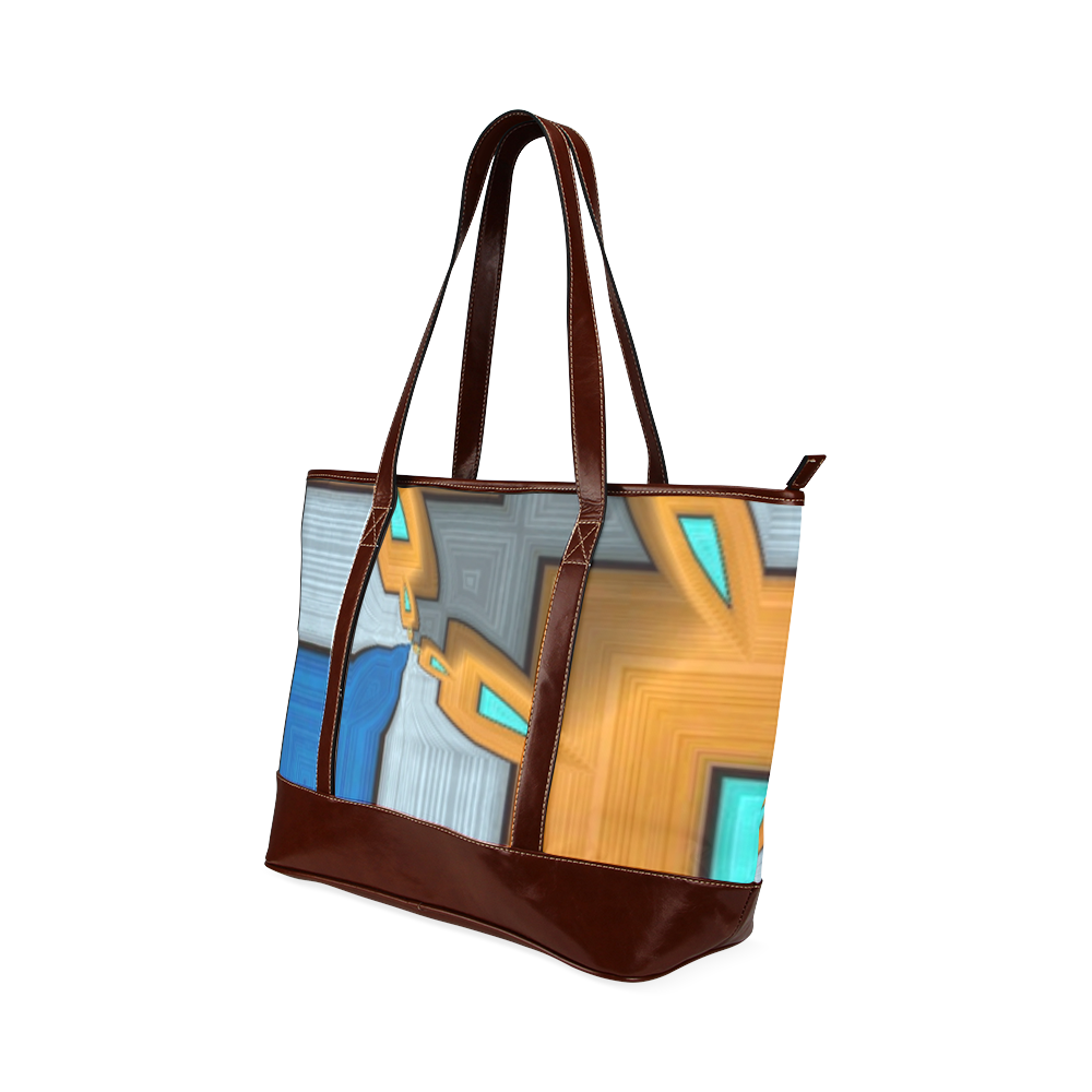 Trendy toote with colors from fall Tote Handbag (Model 1642)