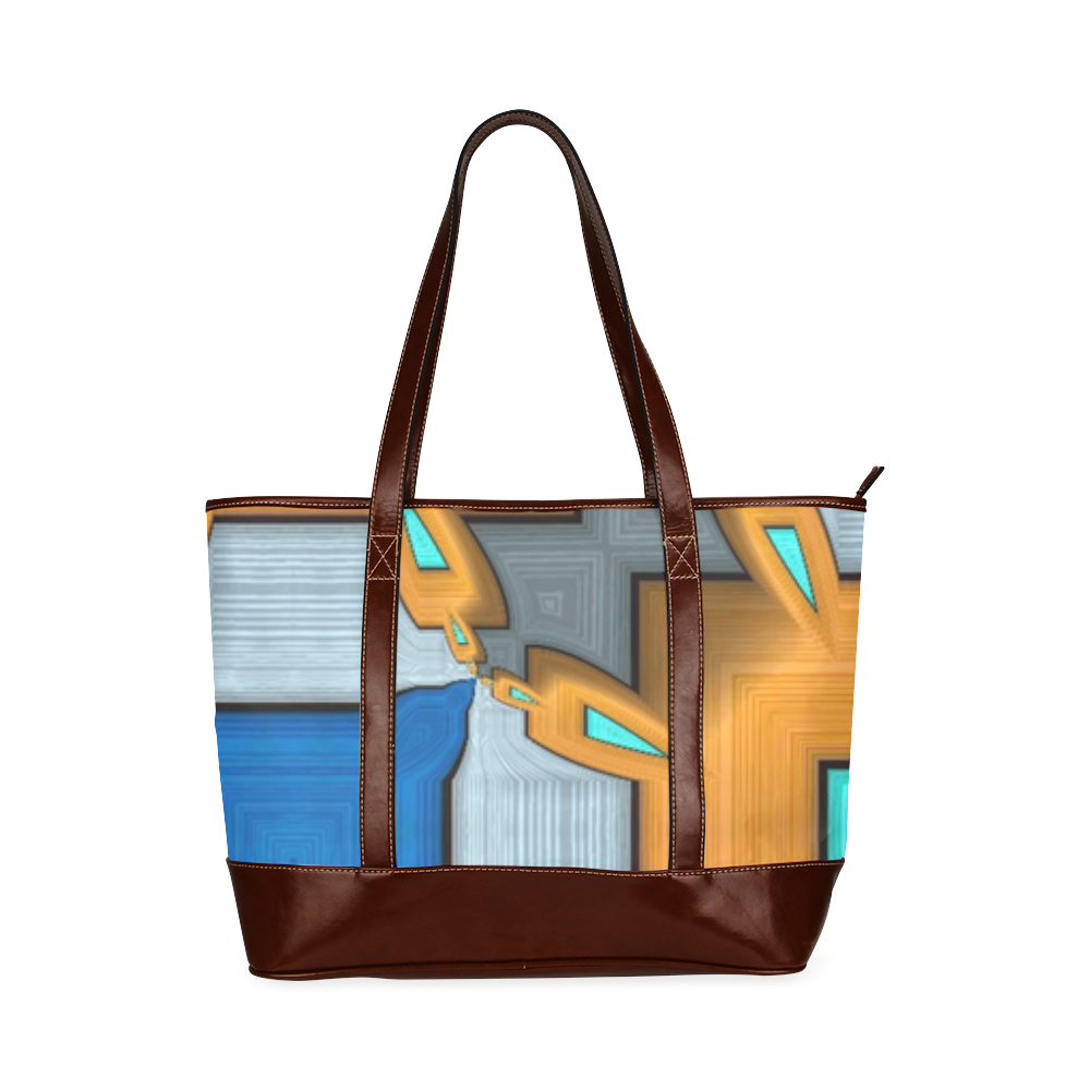 Trendy toote with colors from fall Tote Handbag (Model 1642)