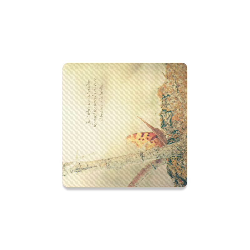 Butterfly Square Coaster
