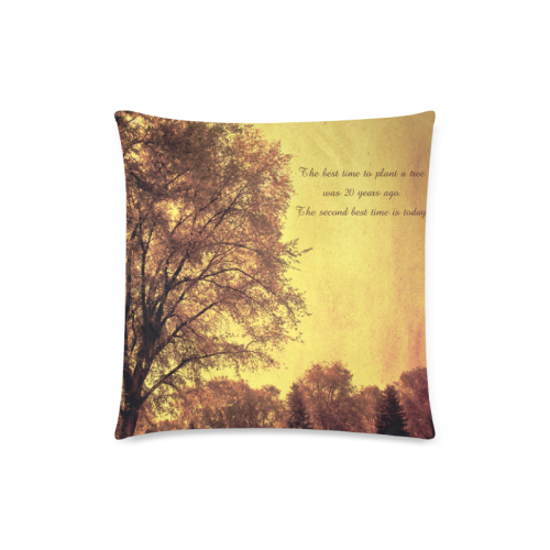Stand Out (2) Custom Zippered Pillow Case 18"x18"(Twin Sides)
