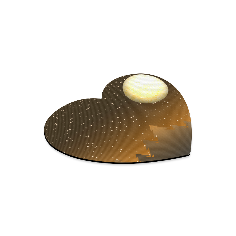 Halloween Heart-shaped Mousepad