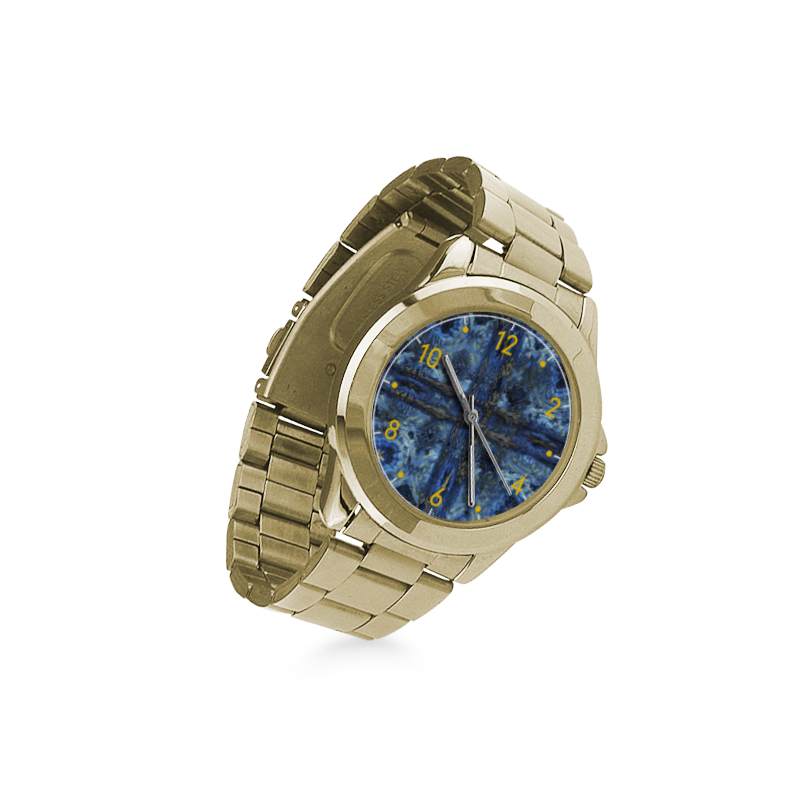 ABSTRACT WATER FLAG Custom Gilt Watch(Model 101)