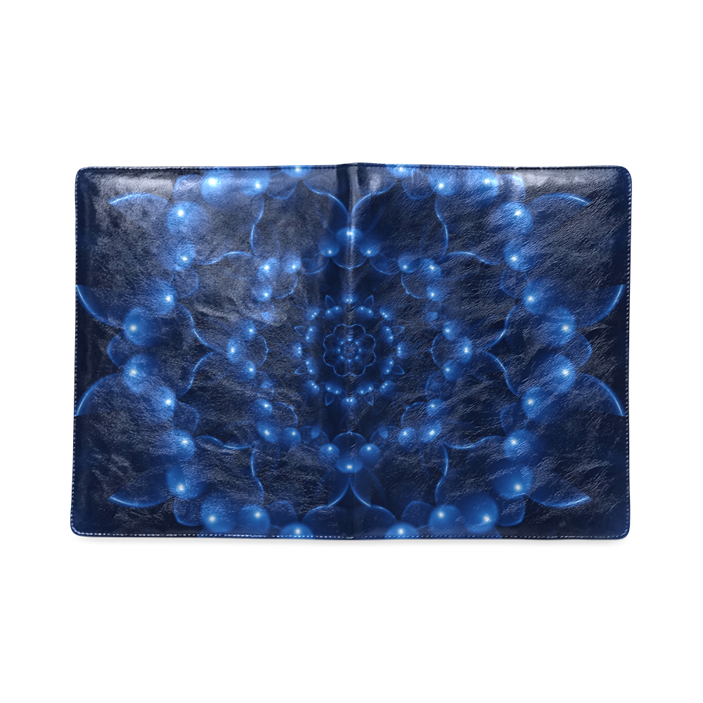 Blue Glossy Spiral Custom NoteBook B5